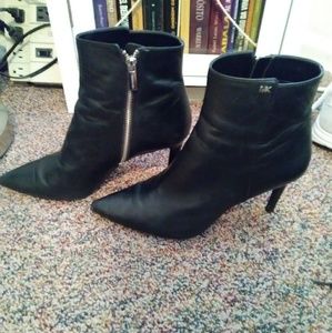 Michael Kors Leather Ankle Booties